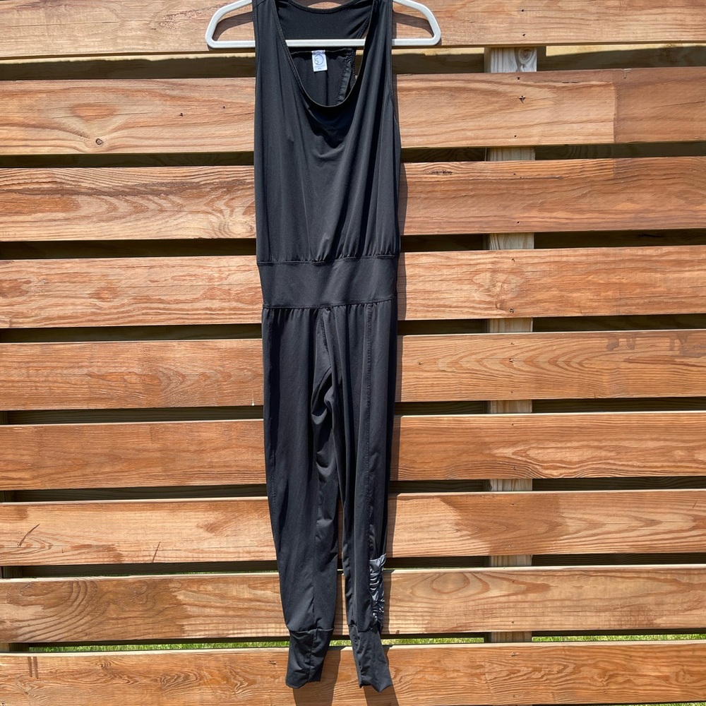 EUC Five Dancewear the lane Black Sleeveless Jumpsuit